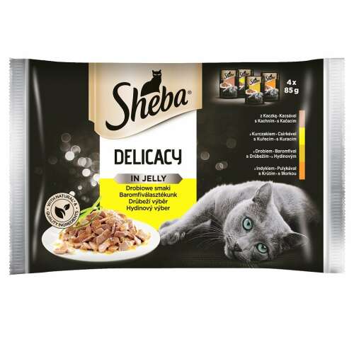 Sheba Natures 4x85 g tasakos cicaeledel baromfi