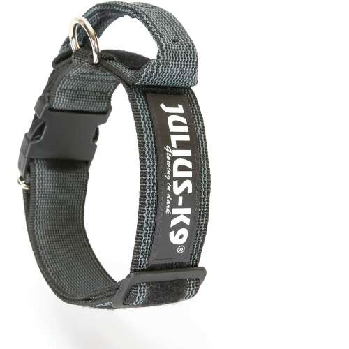 200HA-K-15-P Color&Gray nyakörv biztonsági záras fényvisszaverős 5cm fekete-szürke bliszteres