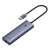 4 az 1-ben Hub Baseus UltraJoy USB-A - USB 3.0 + RJ45 szürke (B0005280A813-01) 94671178