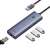 4 az 1-ben Hub Baseus UltraJoy USB-A - USB 3.0 + RJ45 szürke (B0005280A813-01) 94671178