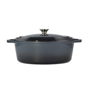 Perfect Home Enameled Cast Iron Dutch Oven with Lid, 6L - Cast Iron Cookware
