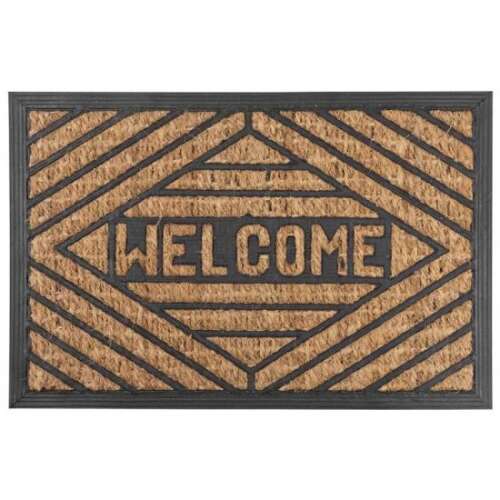 MCT Welcome Home mikroszálas bejárati szőnyeg, barna, 40x60 cm