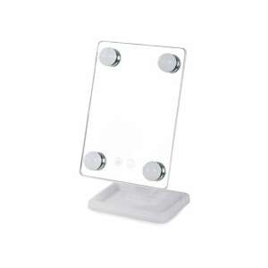 Kozmetikai tükör, Verk Group, LED, állítható szögű, 4xAA, különböző színek, 18.5x11x29.5 cm