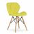 Mercaton Lago Yellow Velvet Dining Chair