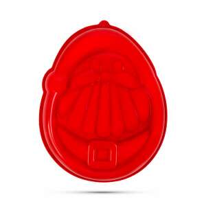 Red silicone Santa Claus baking mold, 24 x 30 x 4.5 cm - Mercaton