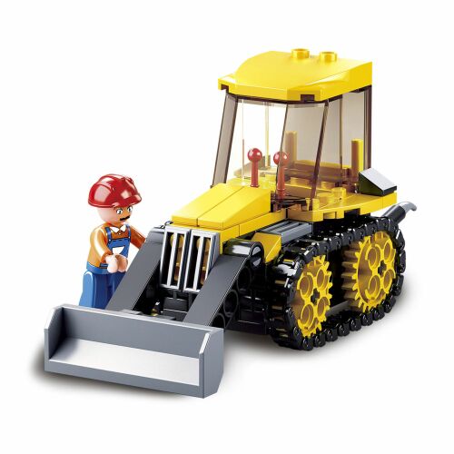 Sluban - Lánctalpas Traktor - Építőjáték - 132 db 150464518 - Kreatív és építő játék