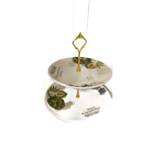 Yala kínálótál 2 részes articsókás mintával