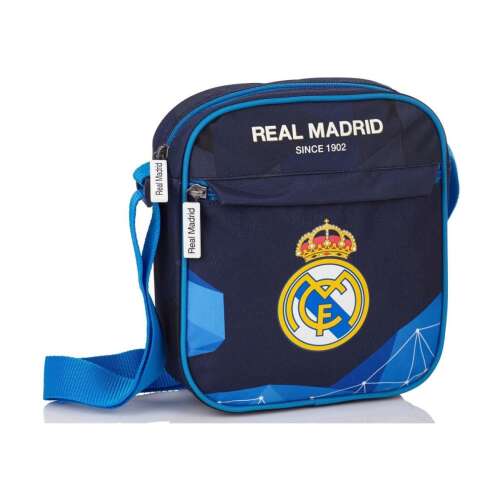 Real Madrid oldaltáska közepes kék-v.kék