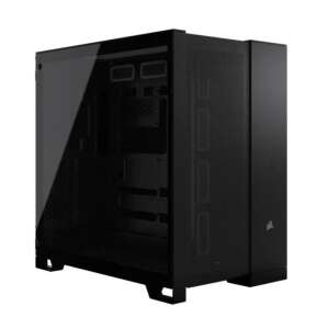 Corsair 6500D AIRFLOW Midi Tower számítógép ház, fekete, oldalnézet - Corsair