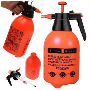 2 litrowy opryskiwacz ciśnieniowy, pomarańczowy, ogród, pielęgnacja roślin, zwalczanie szkodników - Verk Group