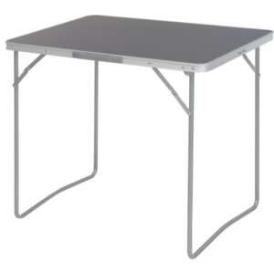Kemping asztal hordozófüllel, összecsukható, 80 x 60 x 69 cm, szürke 94686897 
