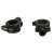 Handlebar mounting clamps for bicycle mirrors, pair