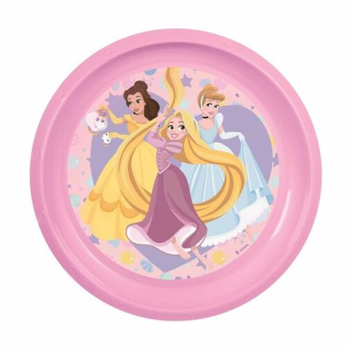 Disney Princessz Műanyag Lapostányér - 25 cm