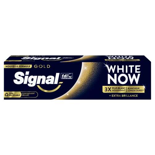 Signal White Now Gold pasta za zube, 3x bjelji zubi, dodatni sjaj, nova formula