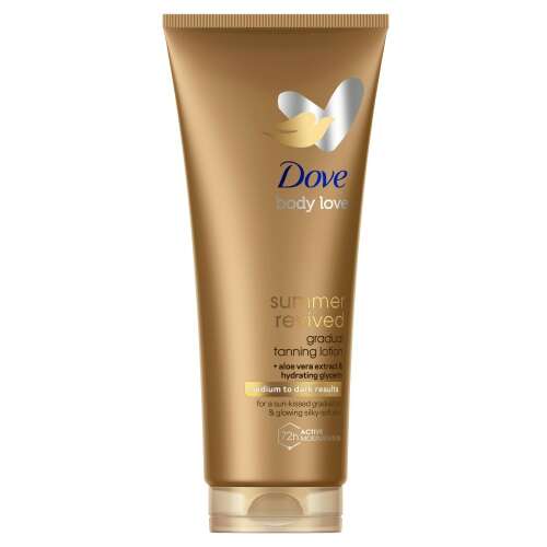 Dove Summer Revived Graduelle Bräunungslotion für mittlere bis dunkle Haut, 200ml