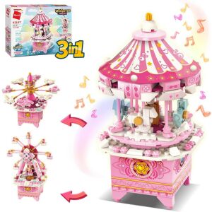 QMAN Magiczny Park Rozrywki Zestaw Konstrukcyjny - 416 elementów 139131330 - QMAN Qman