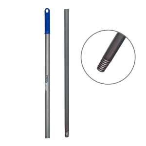 Mâner metalic pentru mop cu mâner albastru, 130 cm lungime - Partvis și mâner Mop