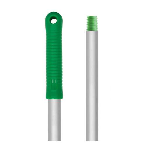 Mâner de mop din aluminiu, verde, 130cm