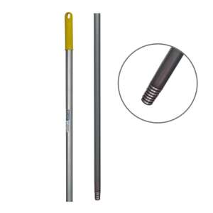 130 cm kovový mop s žltou rukoväťou - Čistiace zariadenia