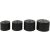 Funfit Black Weight Plates for Dumbbell and Barbell Set