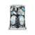 Candy CI 3C7L0W built-in dishwasher, interior view, open door, full load