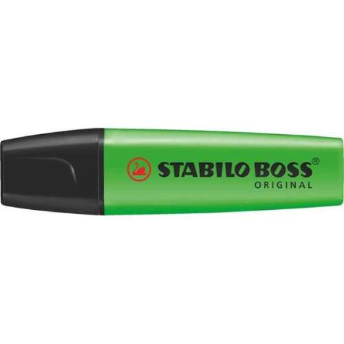 Szövegkiemelő 2-5mm, vágott hegyű, STABILO Boss original zöld