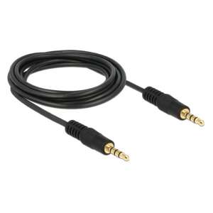 DeLock Cable Stereo Jack 3.5 mm 4 pin male > male 3m 94707758 