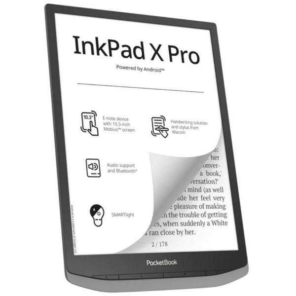 Pocketbook e-reader pb1040d-m-ww inkpad x metálszürke (10,3" e-in...