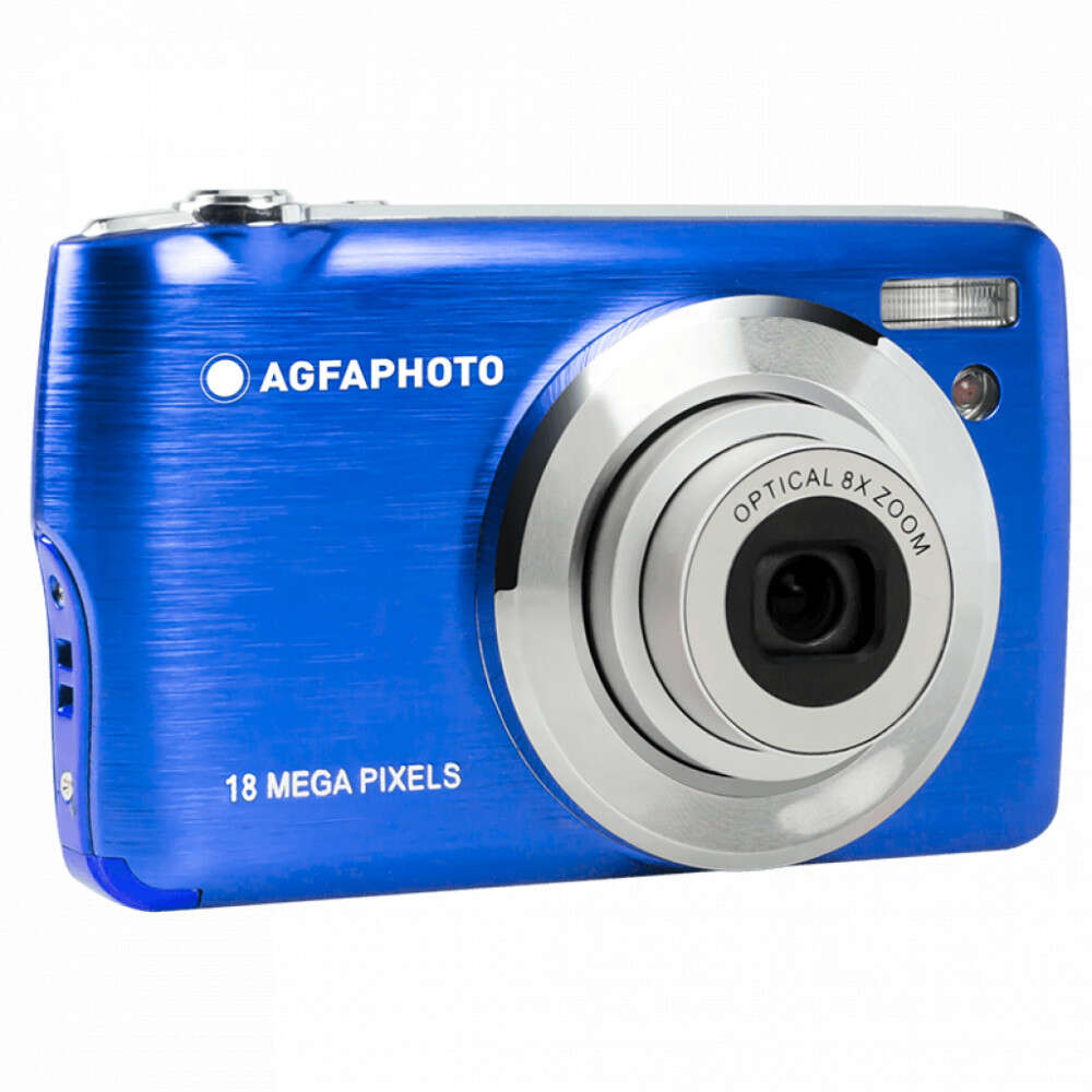 Agfaphoto kompakt kék fényképezőgép -18 mp-8x optikai zoom-lítium...