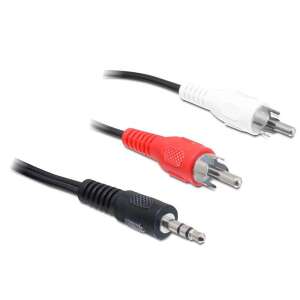 DeLock Cable Audio 3.5 mm stereo jack male > 2x RCA male 3m 94709446 