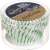 La Cucina Baking Cups, 60 pieces, green and white striped