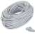 30 metrový sivý Ethernet LAN kábel Cat 5e s konektormi RJ45