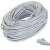 30 metrový sivý Ethernet LAN kábel Cat 5e s konektormi RJ45