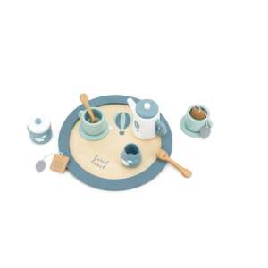 Label-Label Zöld teáskészlet - Fa játék konyhai eszközök - Label Label