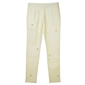 Boboli fehér, strasszköves lány nadrág 94716845 - Boboli