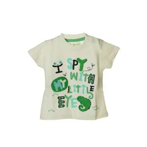Boboli I Spy Baba Fiú Póló - Fehér - Rövid Ujjú 94716934 - Boboli