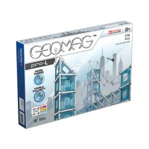 Geomag Pro-L Skyline NY 174 darabos mágneses építőjáték szett, svájci gyártás, 8 éves kortól - Geomag