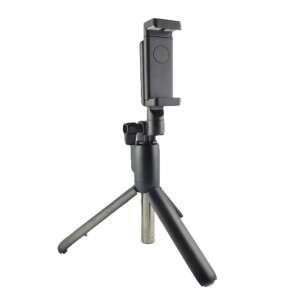 Szelfibot 2:1ben tripoddal / ZMR-CAM-9, schwarzer Selfie-Stick mit Stativ, ausziehbar, für Smartphone - Selfie-Sticks