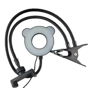 Clip-on-Telefonhalterung mit Ringlicht, ZMR-CAM-10, für bessere Fotos und Videos - LED Ringlichter