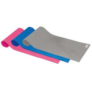 Йога мат Body Sculpture в синьо, сиво и розово, навит - Йога и пилатес