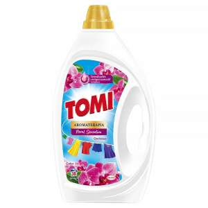 Płynny proszek do prania Tomi Aromaterapia Orchidea & Macadamia do kolorowych ubrań, 2,25L, 50 prań - Detergent