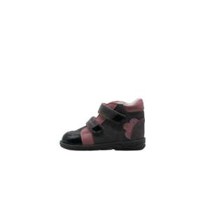 Supykids DORA rózsaszín-fekete bélelt supinált cipő 20-32 35688003 Supykids Utcai - sport gyerekcipő
