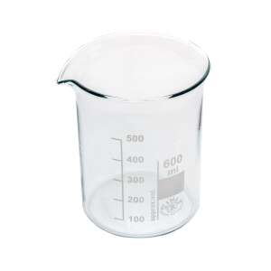 600ml glass beaker with markings - Kitchen Utensils & Gadget