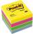 3M Post-it Notes, 2051-U, 51x51mm Mini-Würfel, Ultra-Farben, 400 Blatt