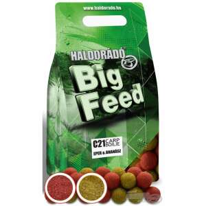 Haldorádó Big Feed C21 Ponty Bojli Eper & Ananász 2 kg - Csalizó bojli