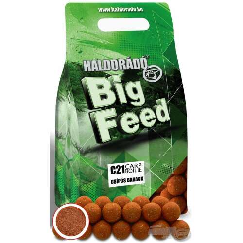 HALDORÁDÓ Big Feed - C21 Boilie - Csípős Barack 2 kg