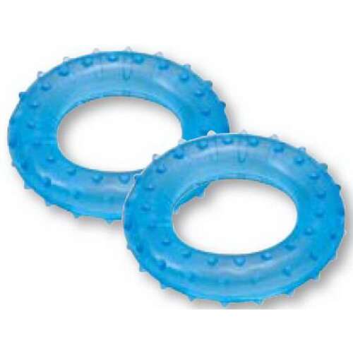 Set de inele pentru antrenarea mâinilor Body Sculpture, culoare albastră, 2 bucăți