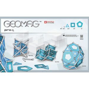 Geomag Pro-L 110 komada, magnetski set za građenje, razni oblici - Geomag