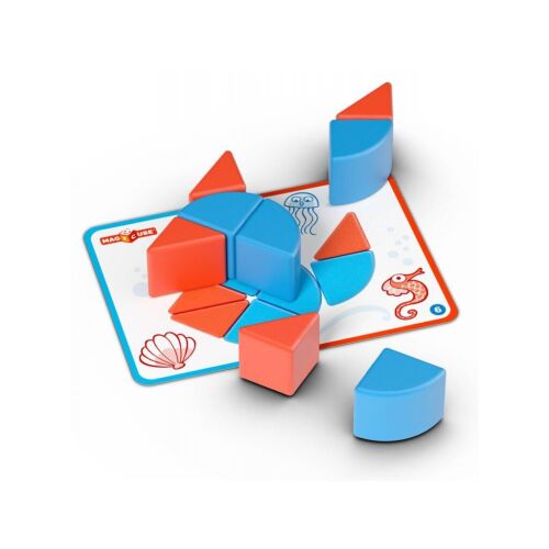 Geomag Magicube - Mágneses Blokkok és Kártyák - 16 db - Újrahasznosított 178257771 - Mágneses építőjáték