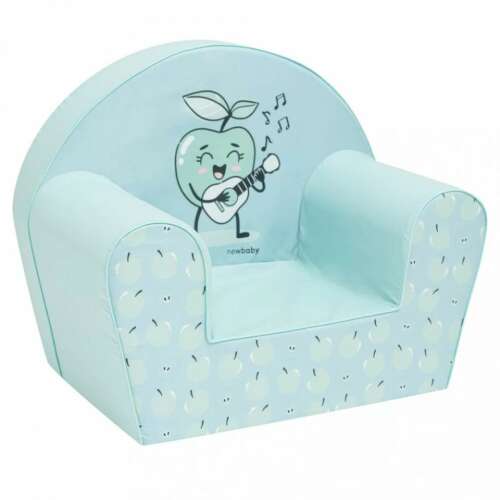 Фотьойл New Baby за деца, тюркоазено, с дизайн на ябълка